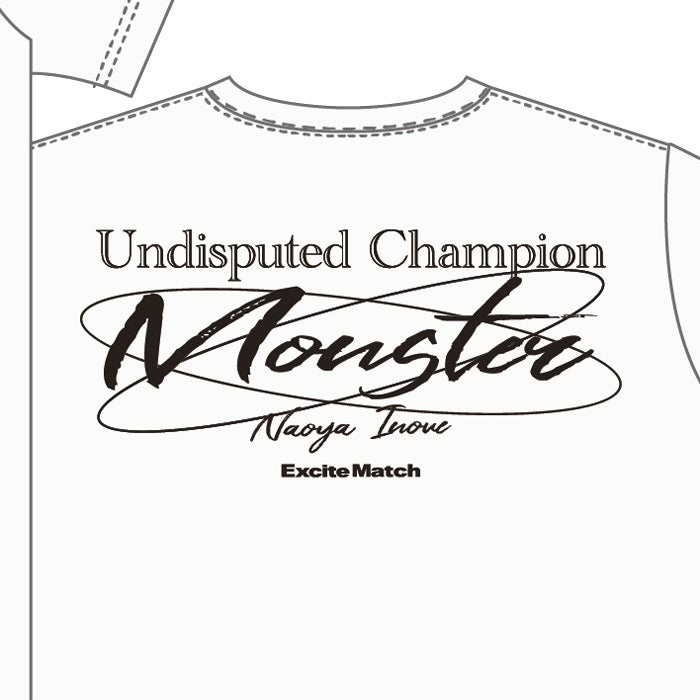 【NAOYA INOUE × ExciteMatch】MONSTER 井上尚弥 vs マーロン・タパレス戦 Tシャツ(ホワイト)