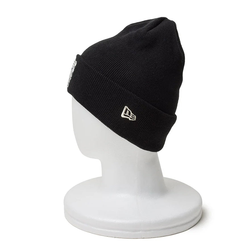 【NBA】NewEra ベーシック カフニット シカゴ・ブルズ METALロゴ(BULLS)
