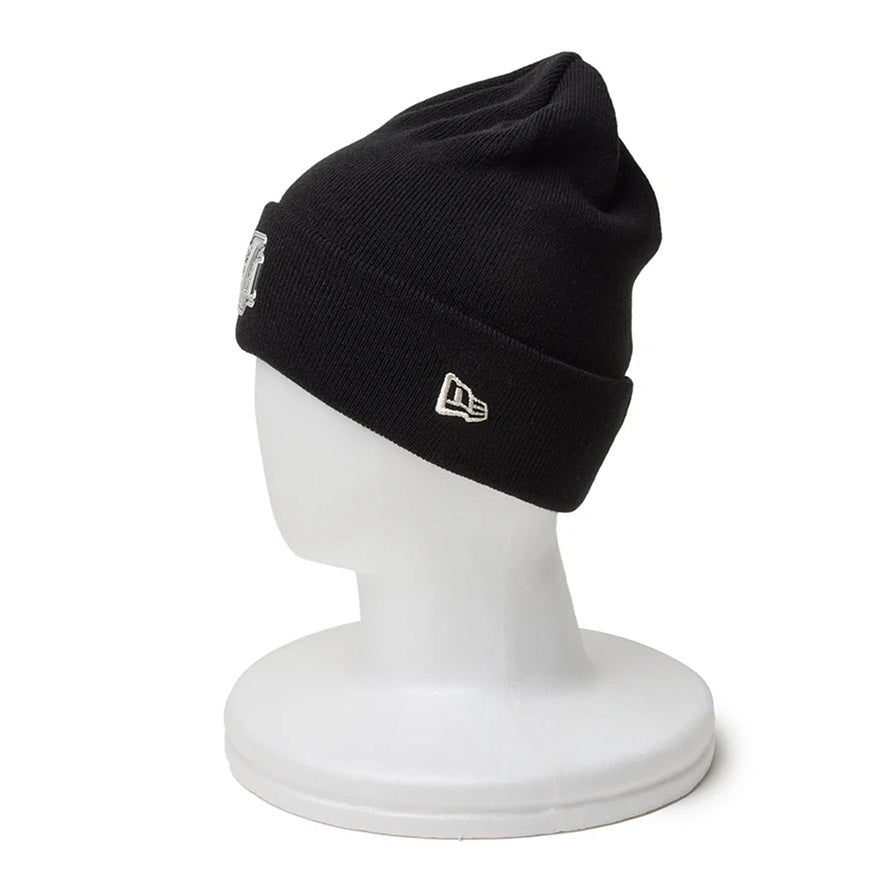 【NBA】NewEra ベーシック カフニット ロサンゼルス・レイカーズ METALロゴ(LAKERS)