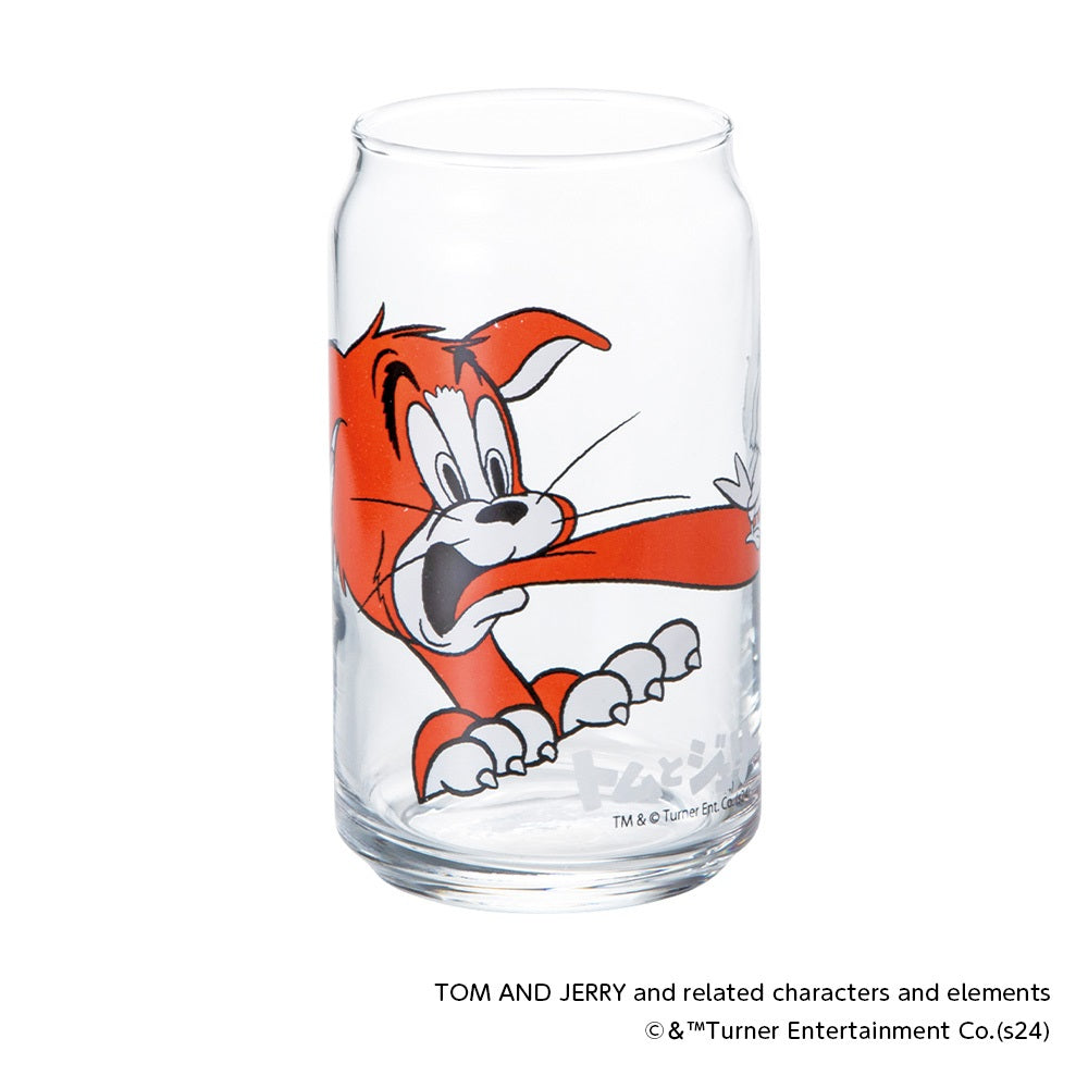 【キャラクターグッズ】トムとジェリー レトロ缶型グラス