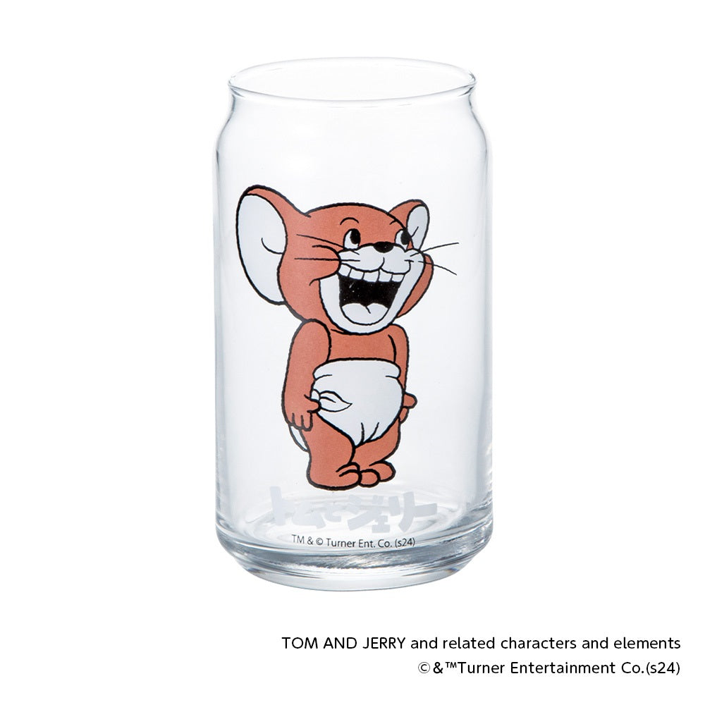 【キャラクターグッズ】トムとジェリー レトロ缶型グラス