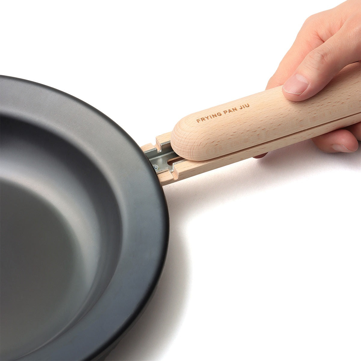 【暮らしをたのしむ、料理道具】<藤田金属>FRYING PAN JIU M ハンドルセット(ブナ)