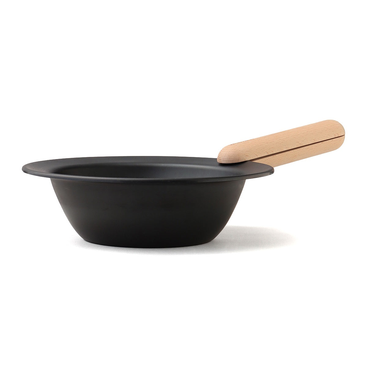 【暮らしをたのしむ、料理道具】<藤田金属>FRYING PAN JIU M深型 ハンドルセット(ブナ)