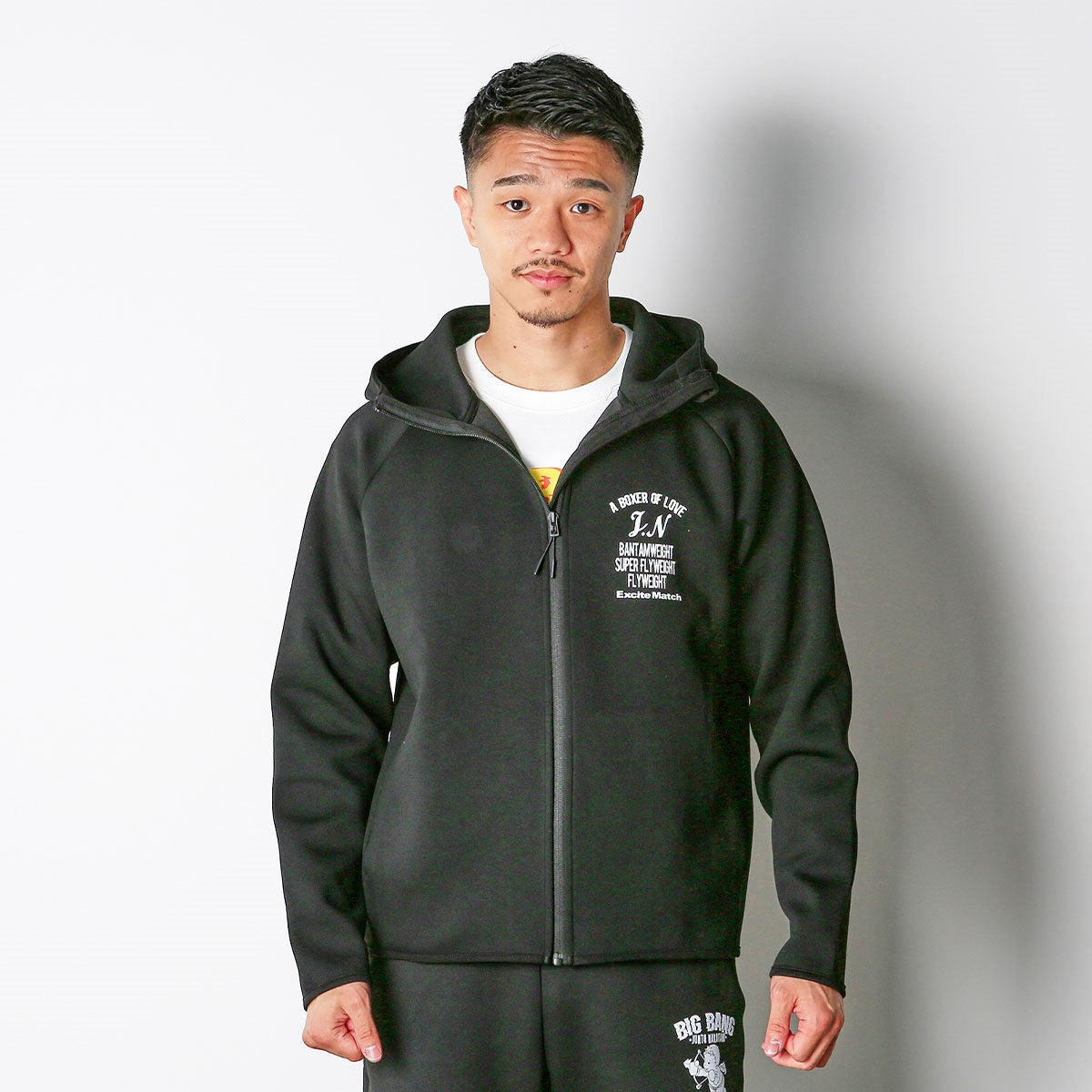 【中谷潤人×ExciteMatch】BIG BANG JUNTO NAKATANI スポーツタイプ ZipUpパーカー