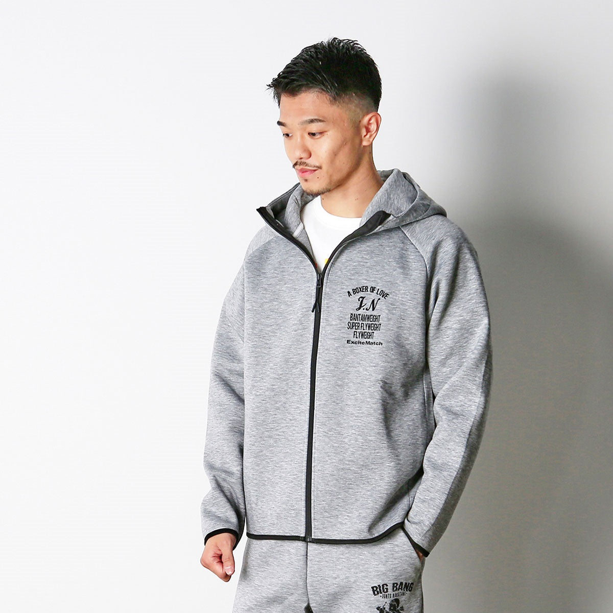 【中谷潤人×ExciteMatch】BIG BANG JUNTO NAKATANI スポーツタイプ ZipUpパーカー