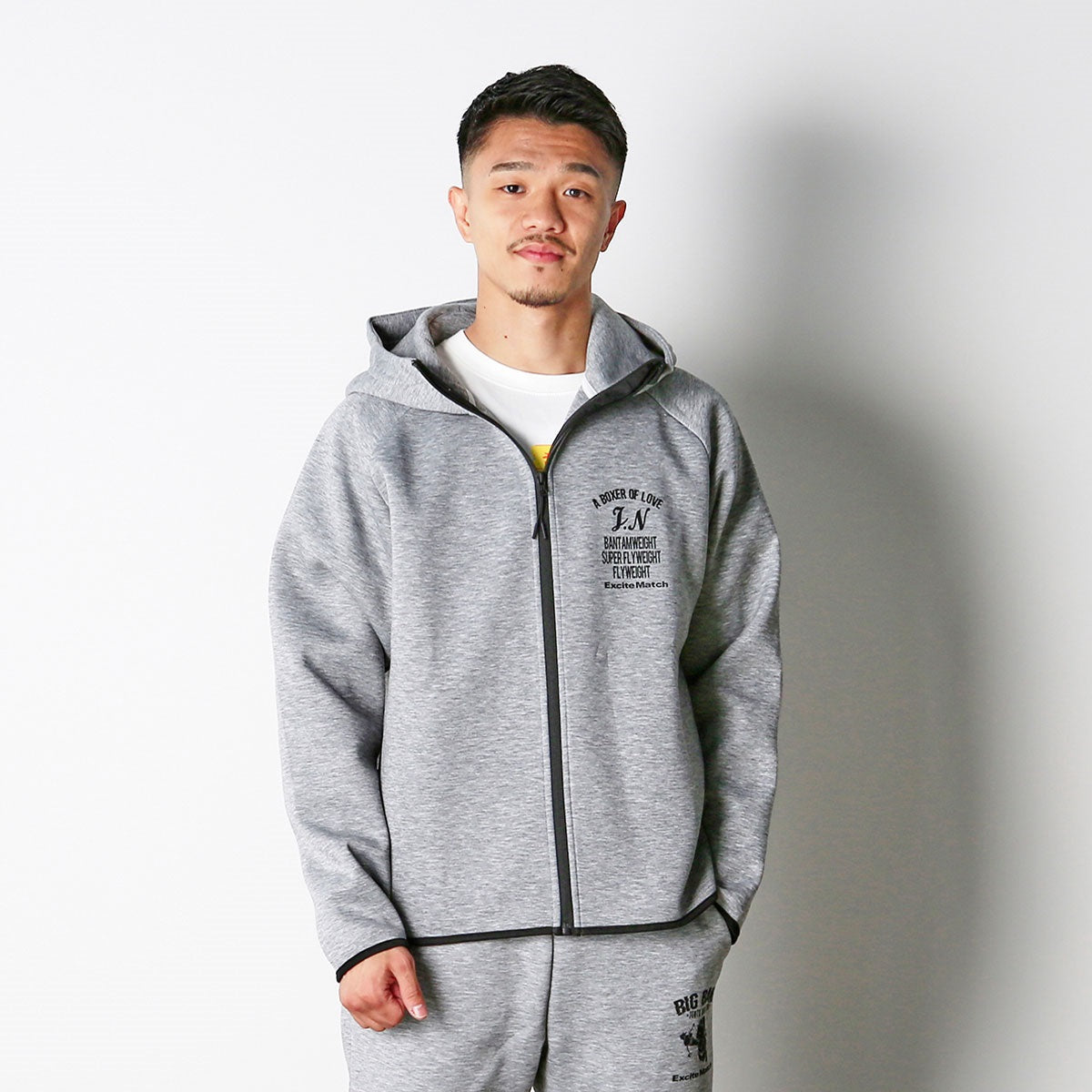【中谷潤人×ExciteMatch】BIG BANG JUNTO NAKATANI スポーツタイプ ZipUpパーカー