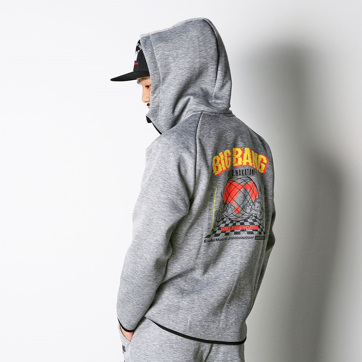 【中谷潤人×ExciteMatch】BIG BANG JUNTO NAKATANI スポーツタイプ ZipUpパーカー