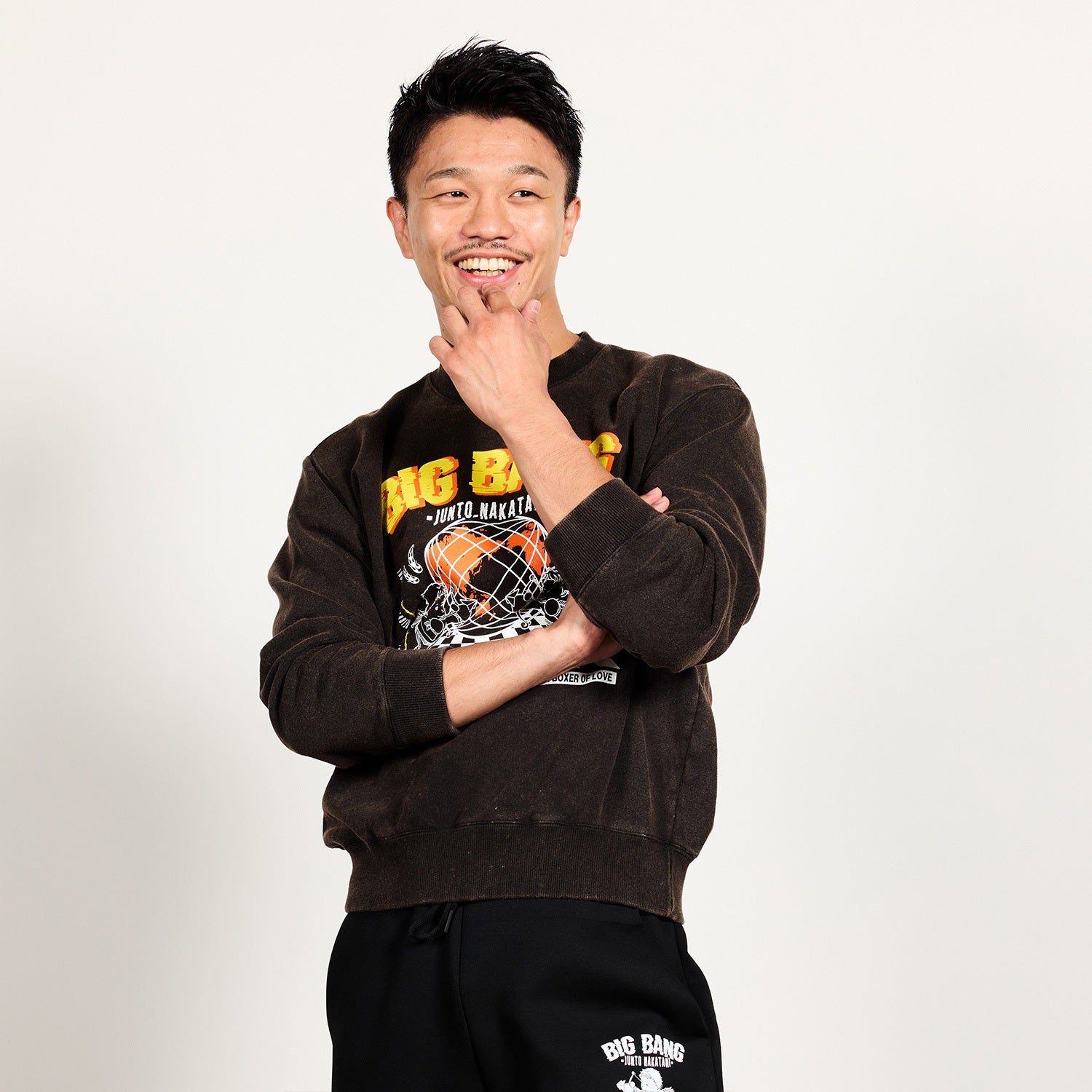 【中谷潤人×ExciteMatch】BIG BANG JUNTO NAKATANI パウダー加工スウェット