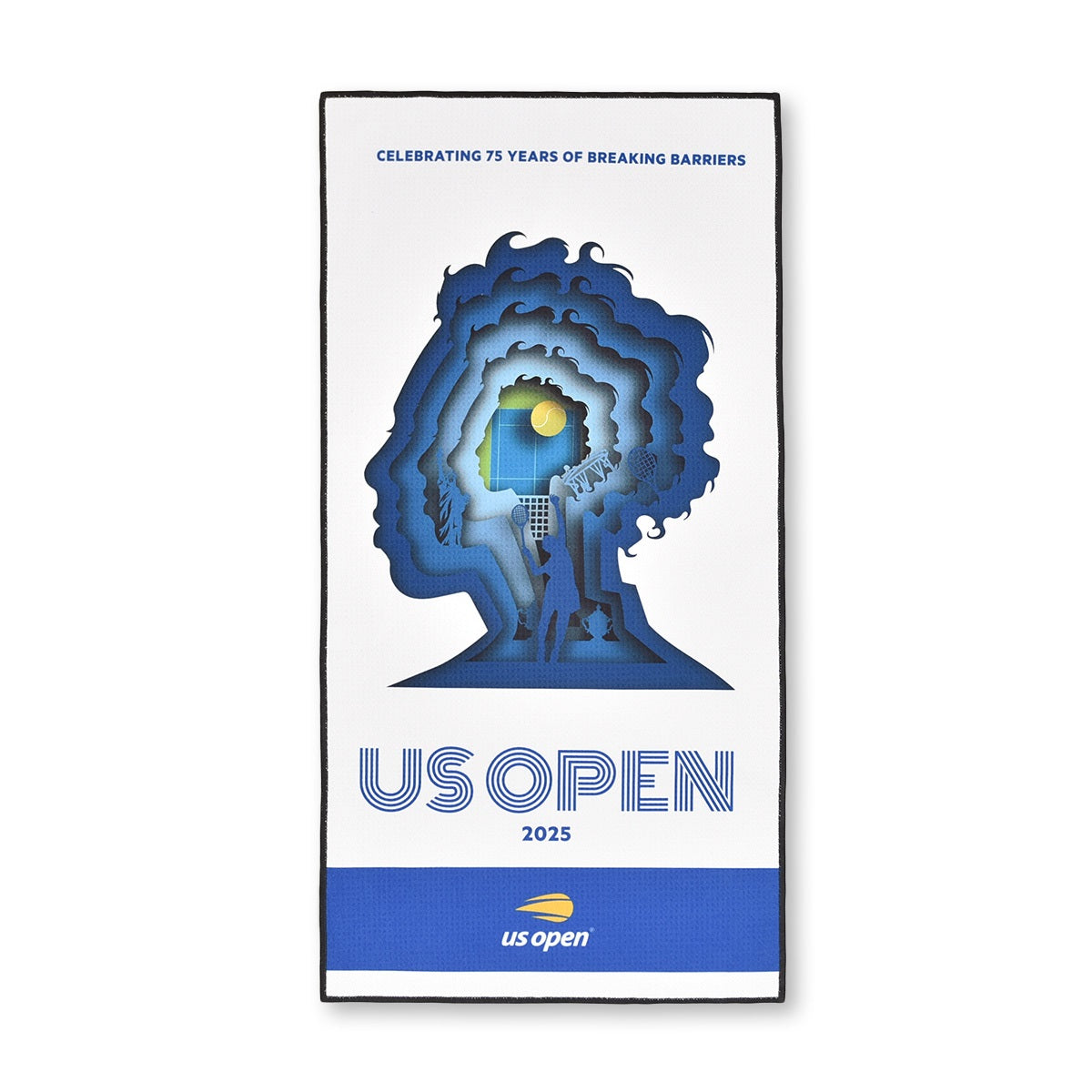 【M-01】全豪オープンテニス　2024　ジムタオル　blaze blue 全米オープンテニス2025】US Open 2025 Theme Art タオル | WOWOW百貨店