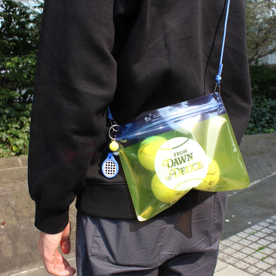 【テニス WOW on Court】WOWOWオリジナル Pake(R) ジップバッグ “From Dawn to Deuce”