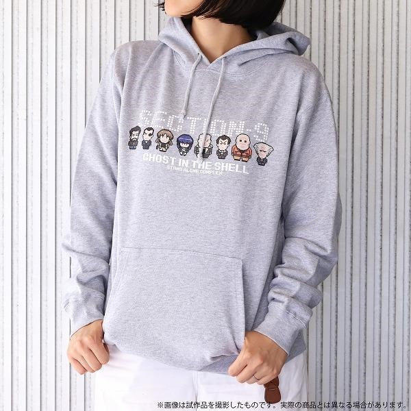 【アニメグッズ】攻殻機動隊S.A.C ピクセルアートパーカー(GRAY)