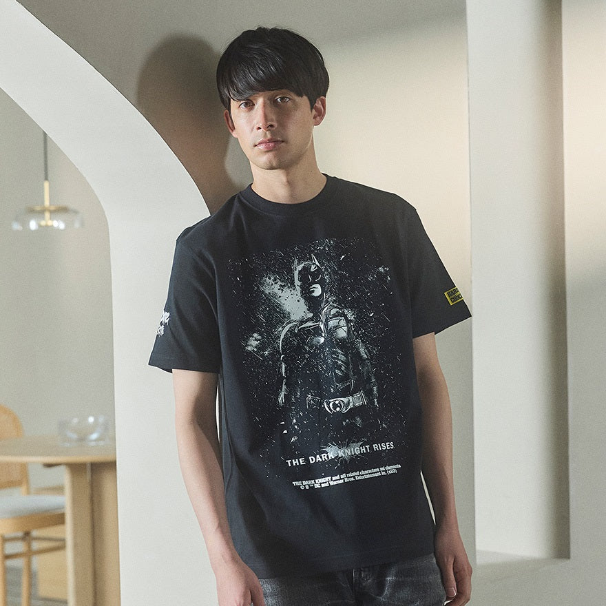 【映画/アパレル】ダークナイト トリロジー/バットマンTシャツ(ゴッサム/ブラック)