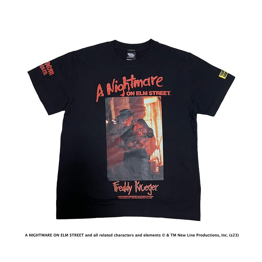【映画/アパレル】エルム街の悪夢/フレディ・クルーガー(ナイトメア・ブラック) Tシャツ