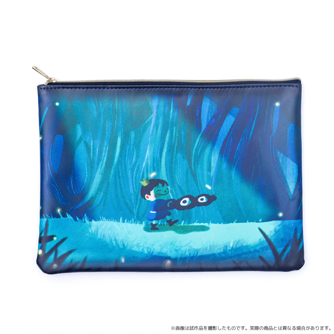 【アニメグッズ】王様ランキング 合皮フラットポーチ(EDイラスト)