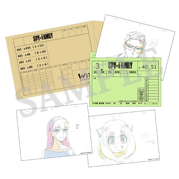 【アニメグッズ】SPY×FAMILY 複製カット袋セット(フォージャー家セット)