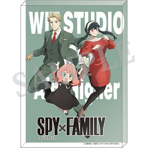 スパイファミリー　ロイド•フォージャー　アクリルブロック アニメグッズ】SPY×FAMILY アクリルブロック | WOWOW百貨店