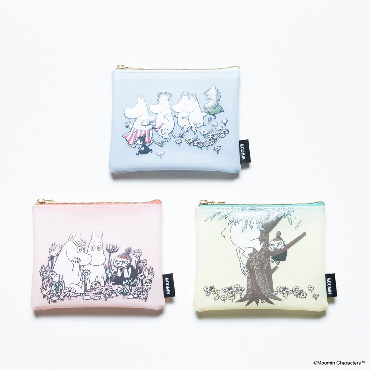 【キャラクターグッズ】MOOMIN ムーミン/COMIC MAT PVC ミニフラットポーチ