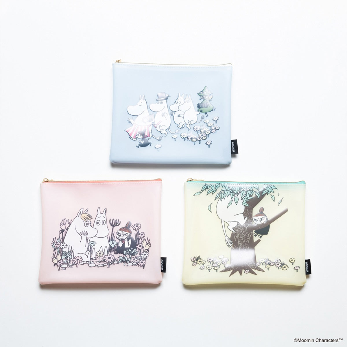 【キャラクターグッズ】MOOMIN ムーミン/COMIC MAT PVC フラットポーチ