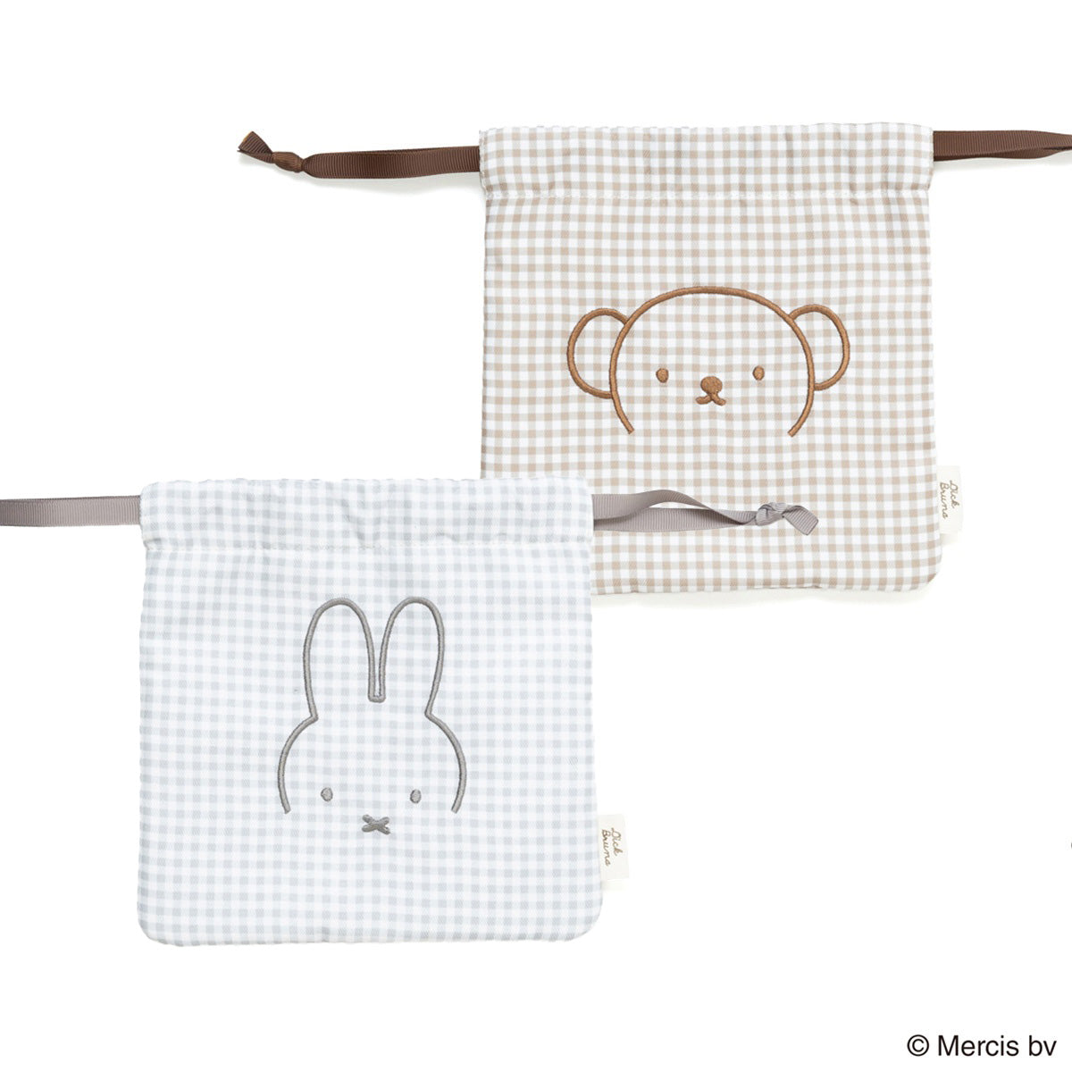 【キャラクターグッズ】BRUNA ブルーナ/ CHECKERED 巾着