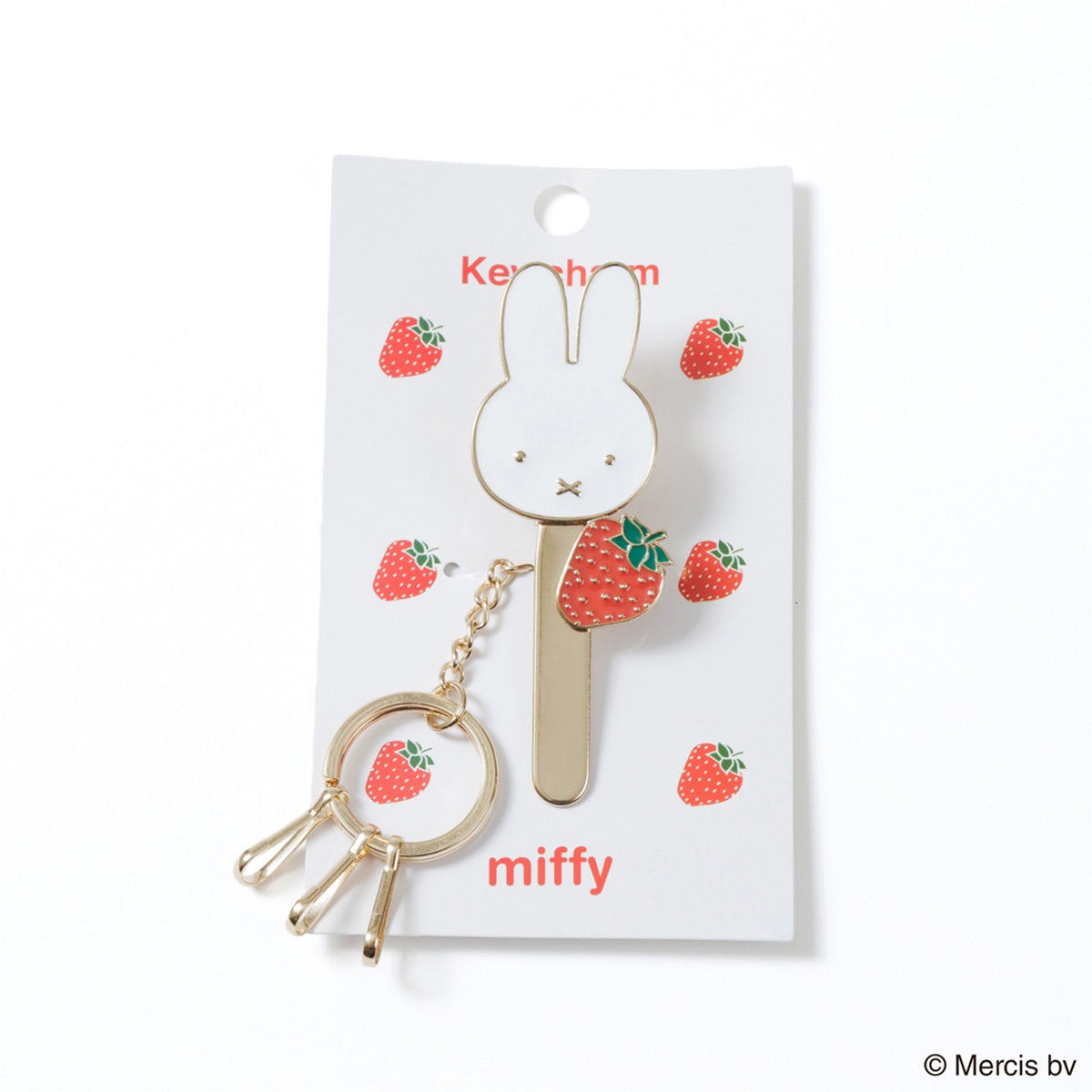 【キャラクターグッズ】MIFFY ミッフィー/RED FRUITキークリップ