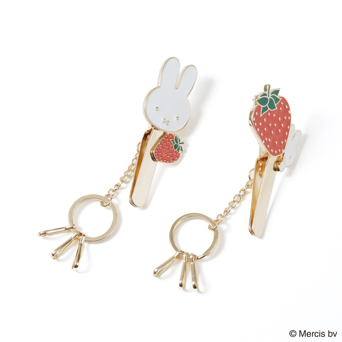 【キャラクターグッズ】MIFFY ミッフィー/RED FRUITキークリップ
