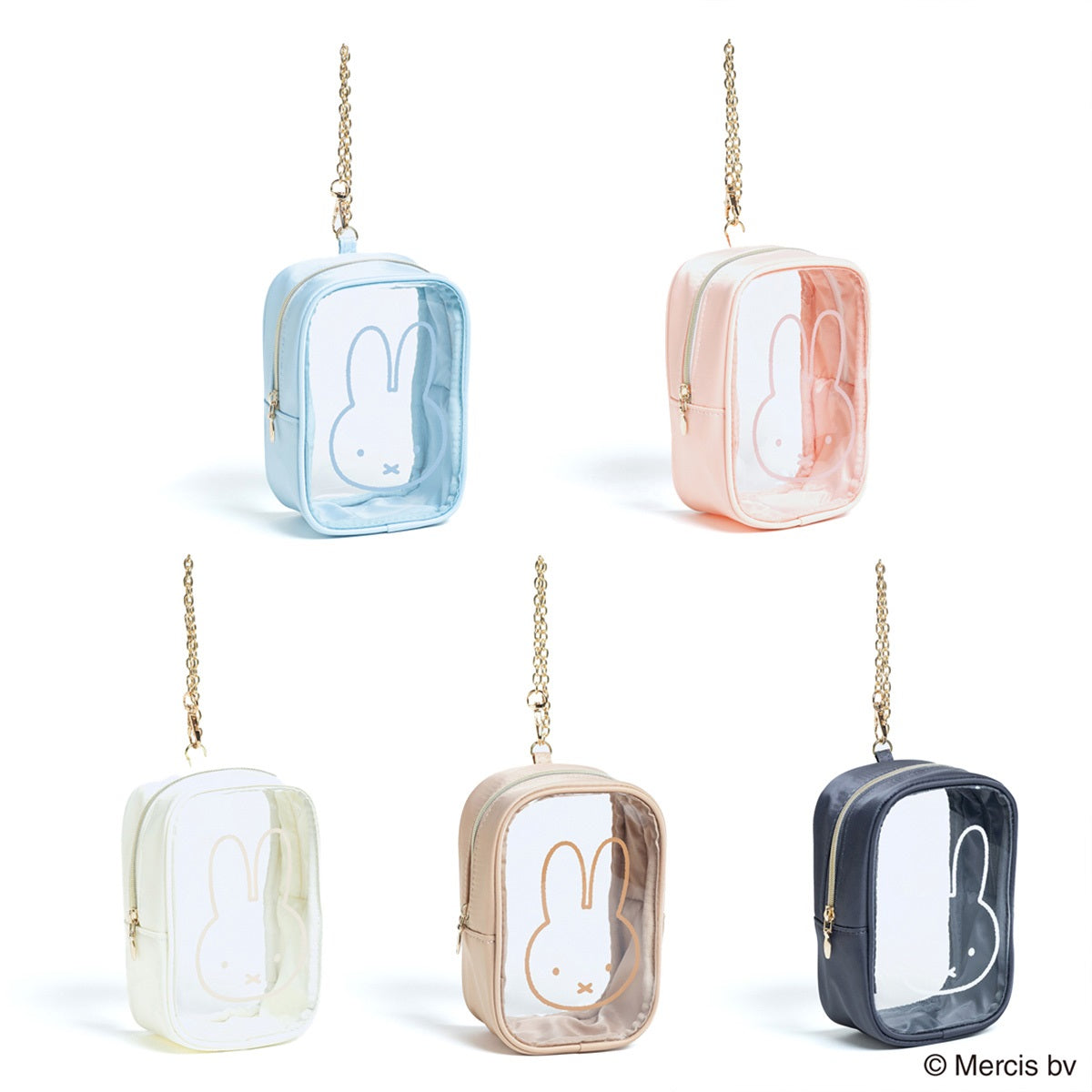 【キャラクターグッズ】MIFFY ミッフィー/CLEARスクエアポーチ