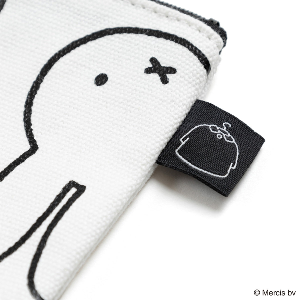 【キャラクターグッズ】MIFFY ミッフィー/MONOTONE フラットポーチ