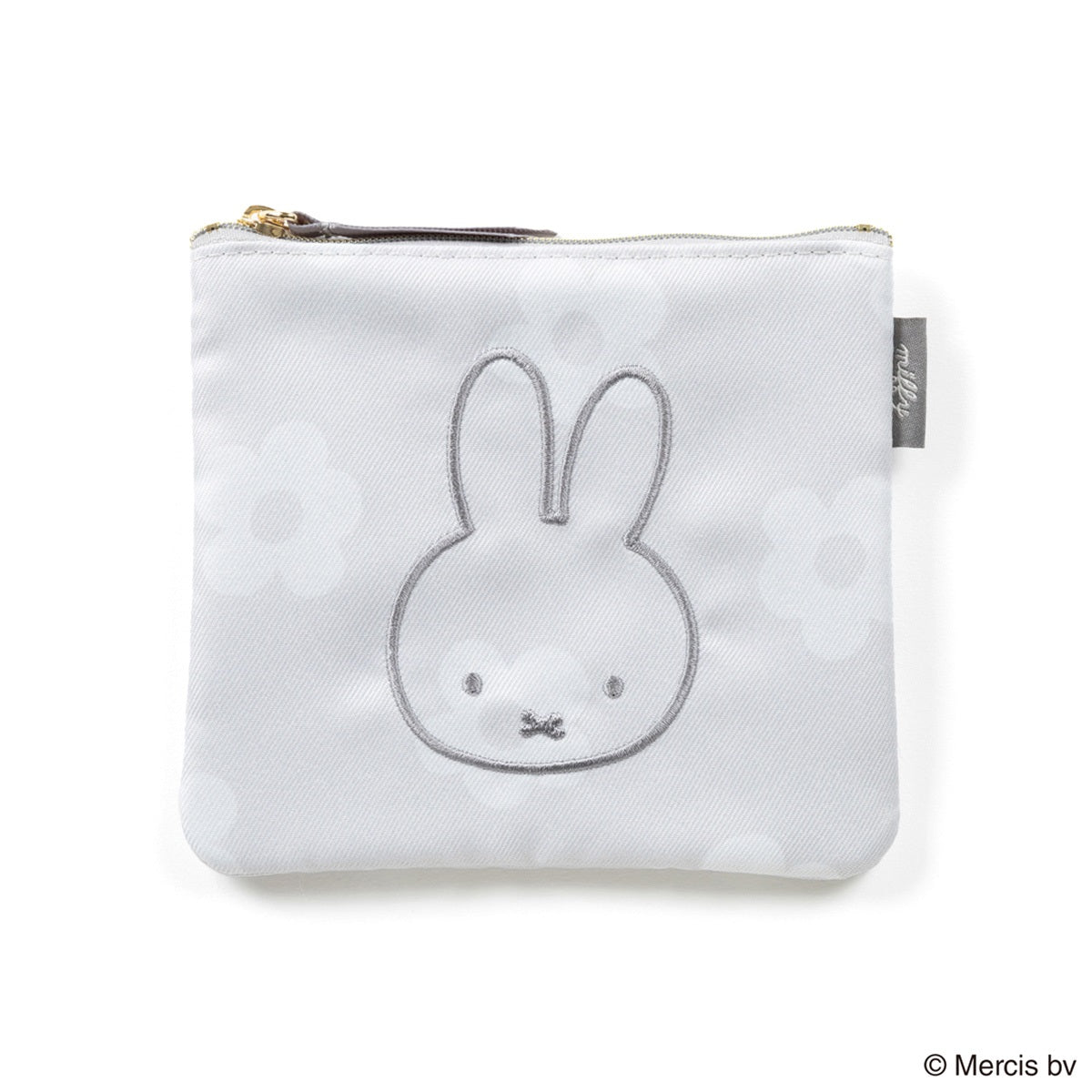 【キャラクターグッズ】MIFFY ミッフィー/FLOWER ミニフラットポーチ