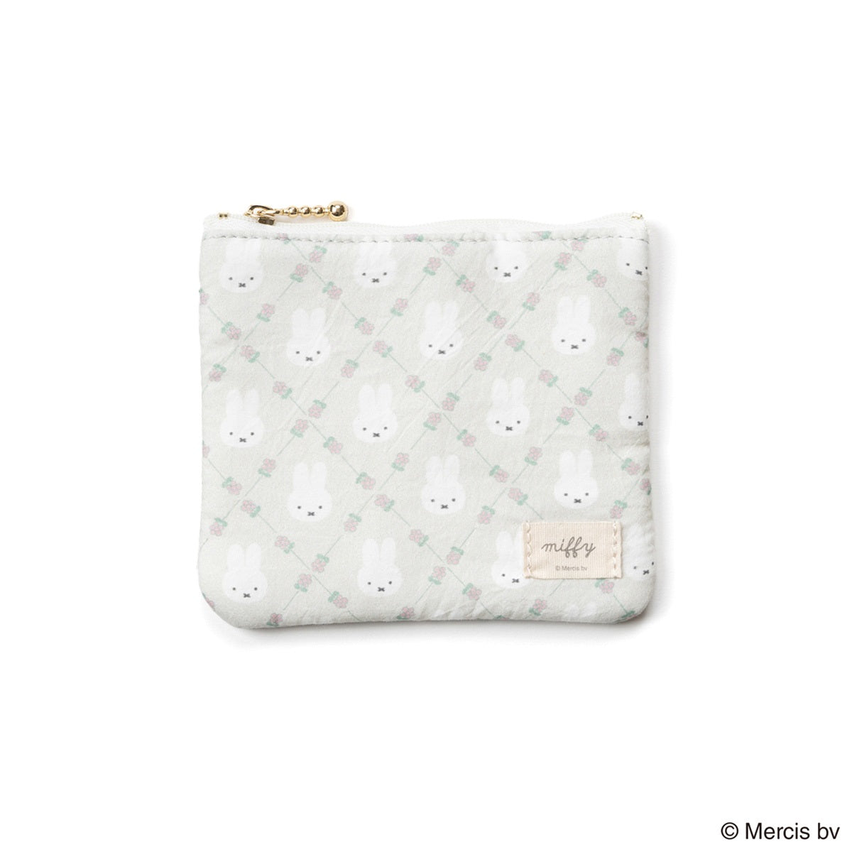 【キャラクターグッズ】MIFFY ミッフィー/QUILTING STYLE ミニフラットポーチ