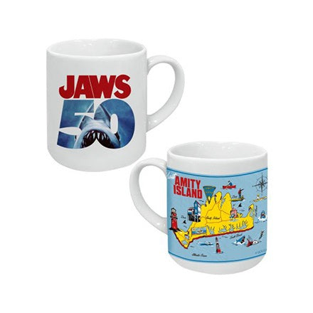 【映画/WOWOW サメ万博2025】 『JAWS 50th ANNIVERSARY』 マグカップ