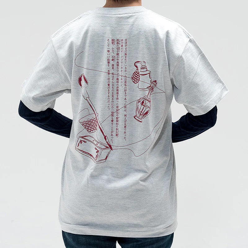 【ドラマと読書】文豪グッズ 梶井基次郎「檸檬」Tシャツ<丸善>