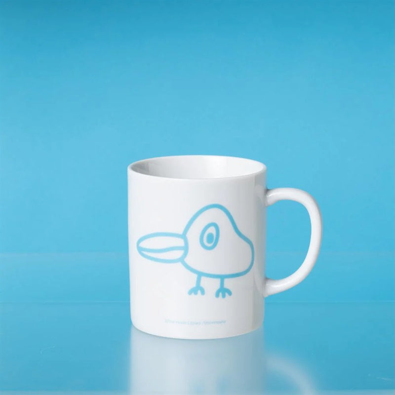 ドラマと読書】文豪グッズ 星新一 ホシヅルマグカップ（ブルー