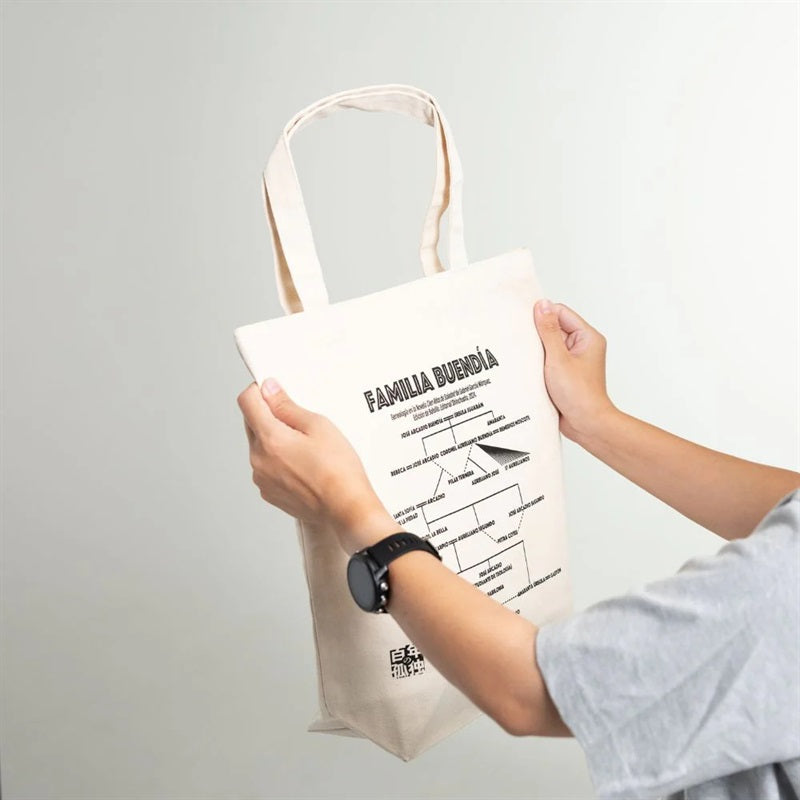 【ドラマと読書】文豪グッズ 『百年の孤独』ブエンディア一族家系図トートバッグ