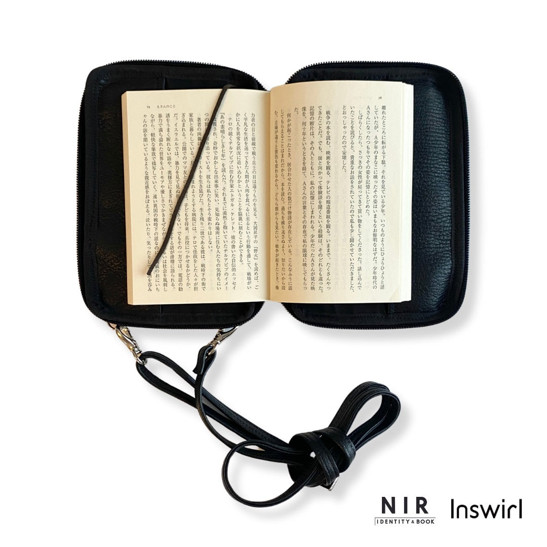【ドラマと読書】読書グッズ 文庫判 読むしかできないブックショルダー ディアレザー