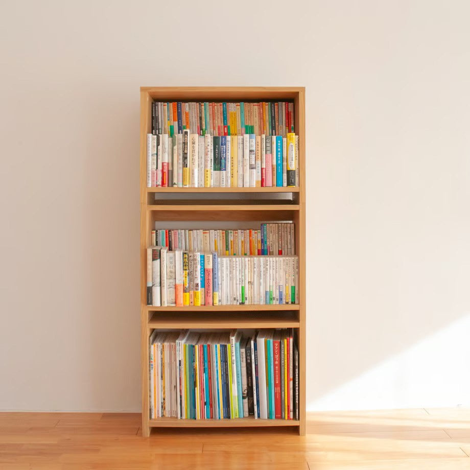 【ドラマと読書】BIBLIOPHILIC 黒猫の本棚 STACKING SHELF 3段 REGULAR×REGULAR×REGULAR FLAT TOP