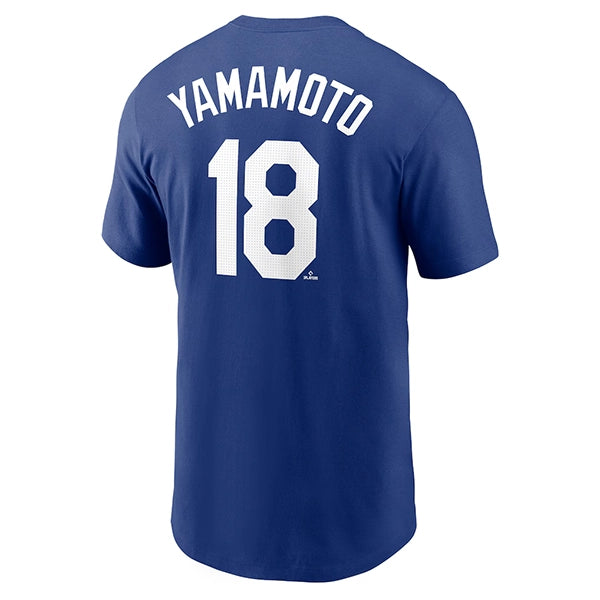 【ナイキ/NIKE】 2025 ロサンゼルス・ドジャース 山本由伸 ワールドシリーズ 優勝 ネームアンドナンバー Tシャツ