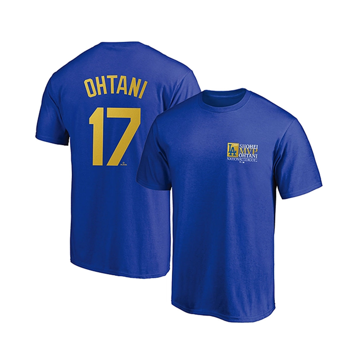 Fanatics ロサンゼルス・ドジャース 大谷翔平 2025年ナショナルリーグ MVP 受賞記念 ネームアンドナンバー Tシャツ ブルー