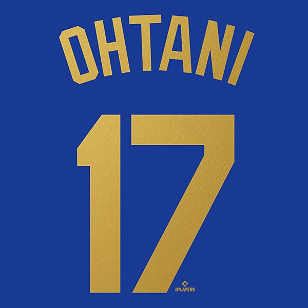 Fanatics ロサンゼルス・ドジャース 大谷翔平 2025年ナショナルリーグ MVP 受賞記念 ネームアンドナンバー Tシャツ ブルー