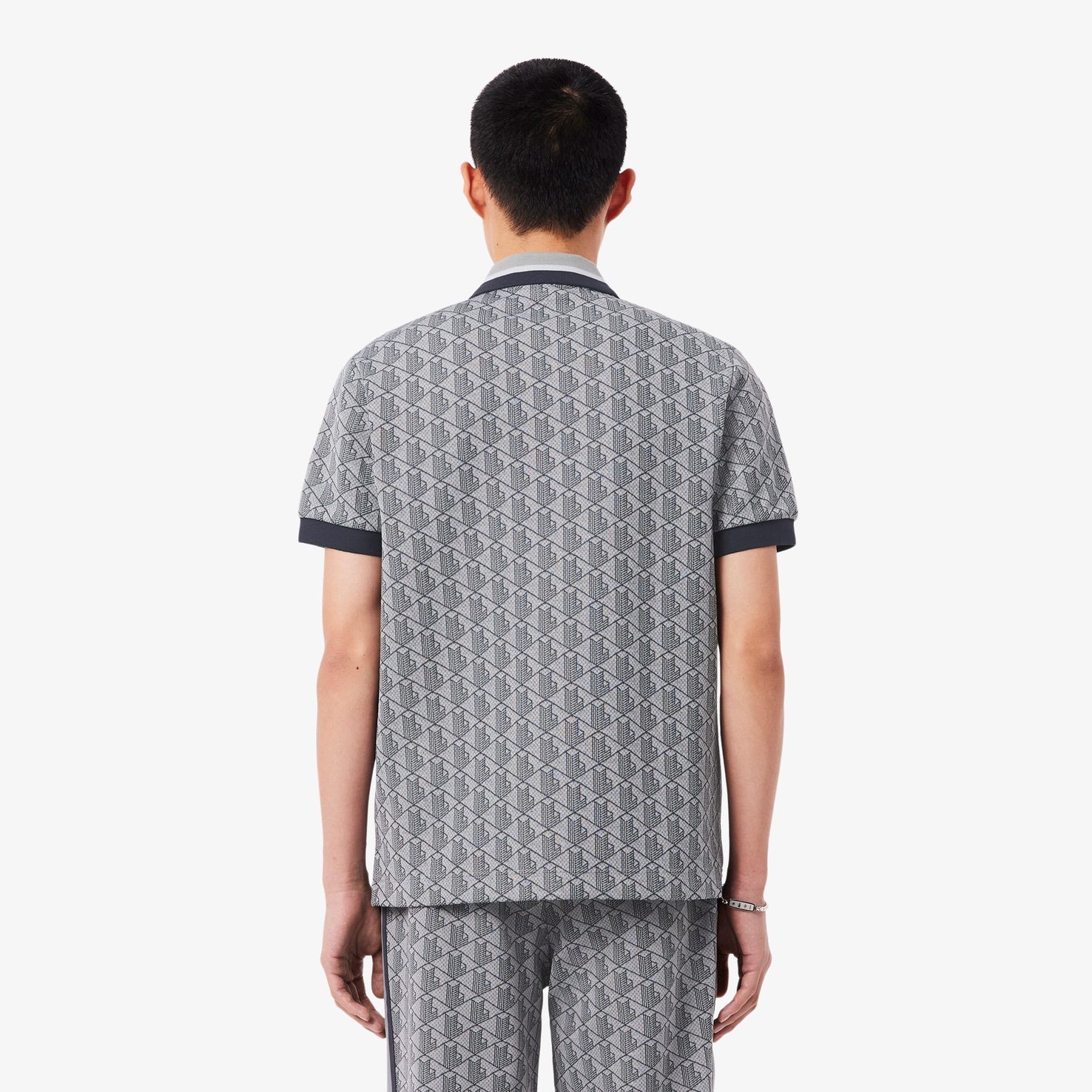 【ラコステ/LACOSTE】モノグラムジャカードポロシャツ