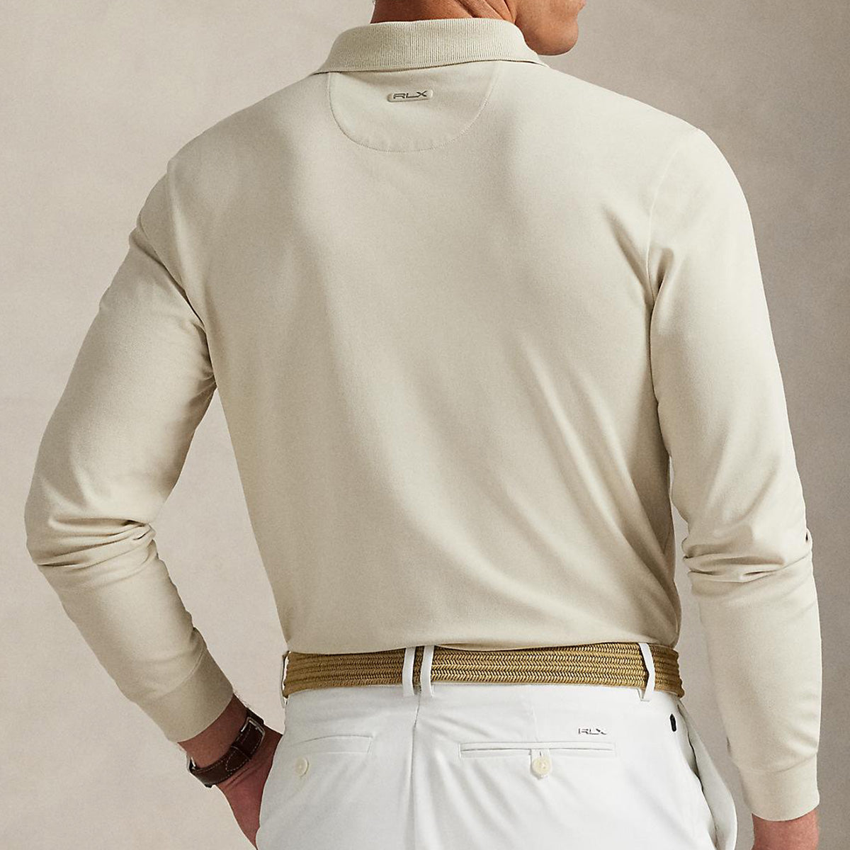 【アール エル エックス ラルフ ローレン/RLX Ralph Lauren】長袖ポロシャツ テーラードフィット(MEN`S)