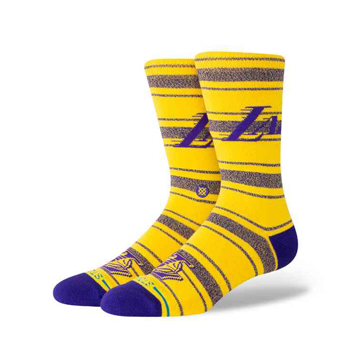 NBAチームソックス レイカーズ LAKERS HOMESICK CREW 【STANCE×NBA