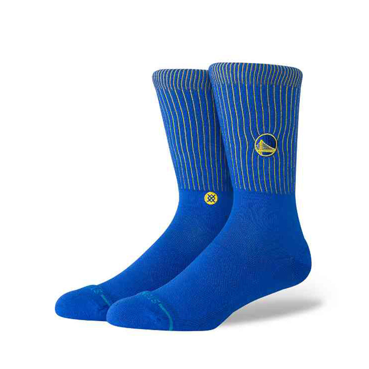 NBAチームソックス ウォリアーズ WARRIORS BADGED CREW 【STANCE×NBA】