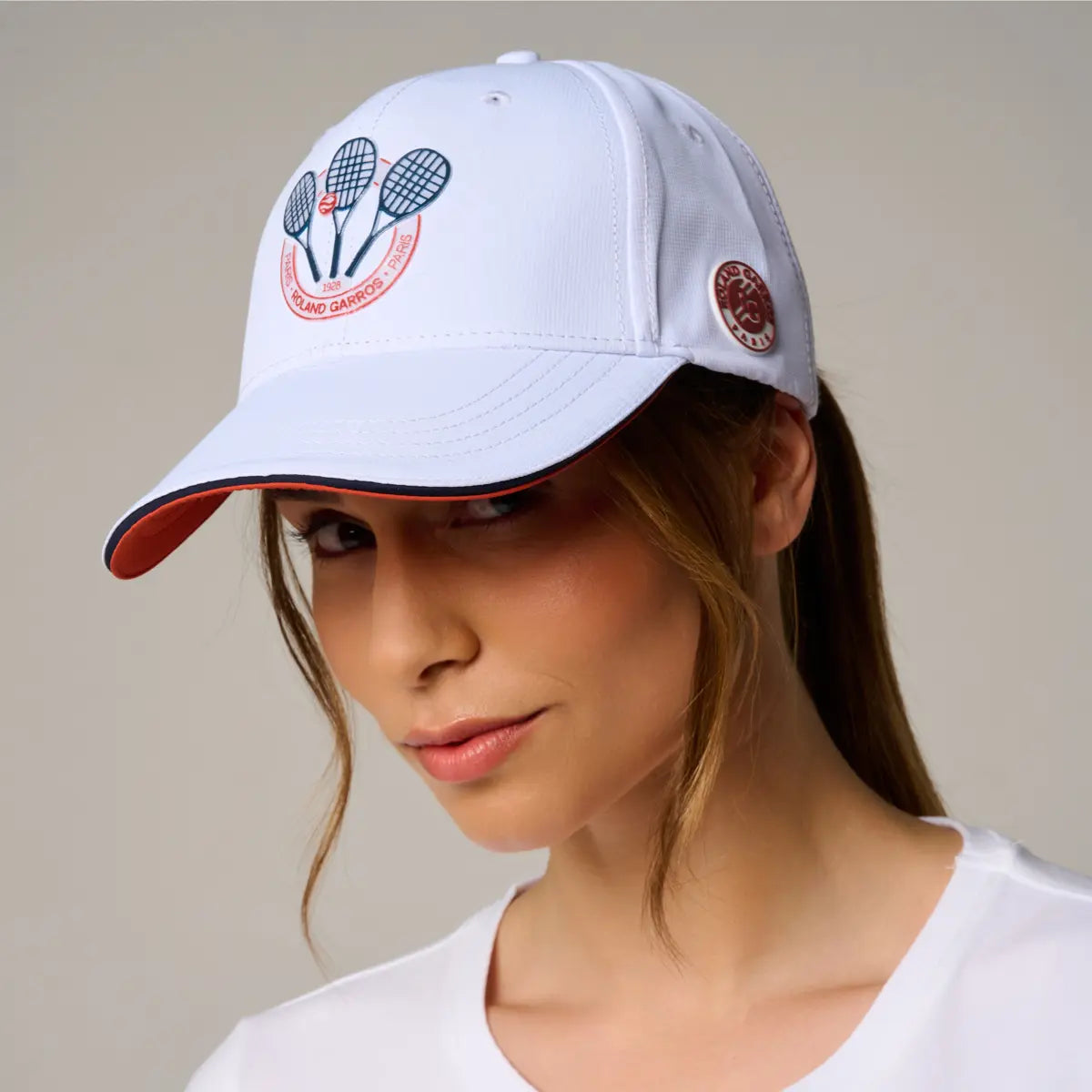 【全仏オープンテニス】ローランギャロス3ラケットロゴキャップ