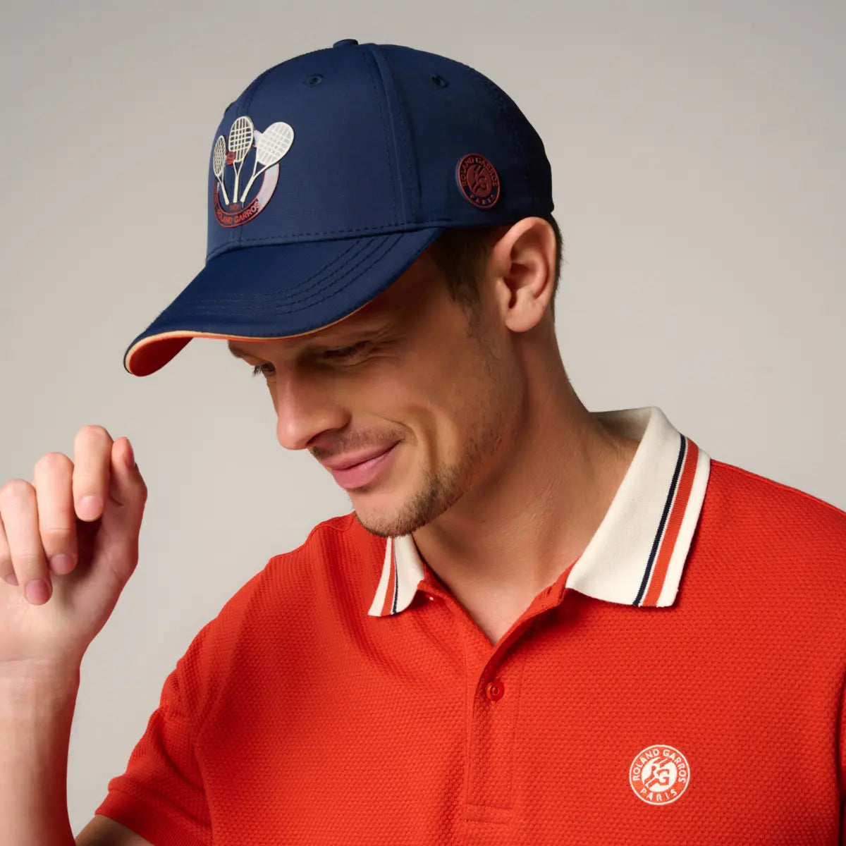 【全仏オープンテニス】ローランギャロス3ラケットロゴキャップ