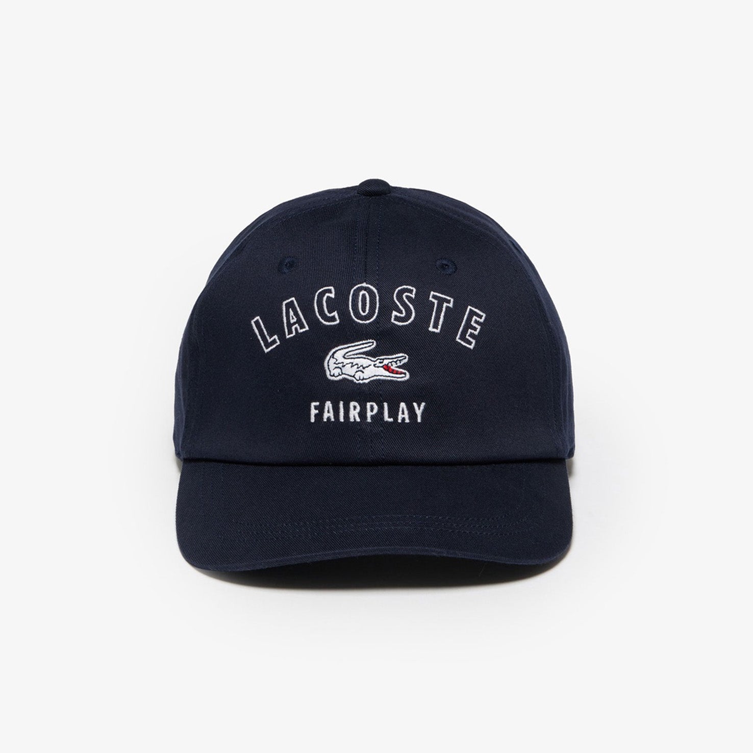 【ラコステ/LACOSTE】刺繍入り6方キャップ