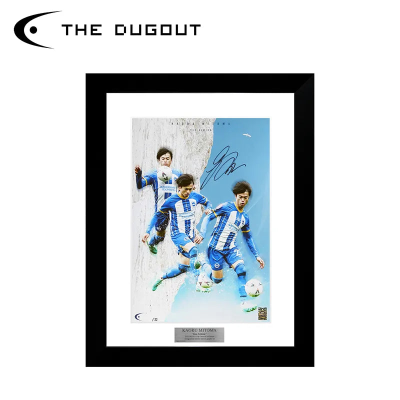 メモラビリア】[世界限定22枚] 三笘薫直筆サイン入りグラフィック