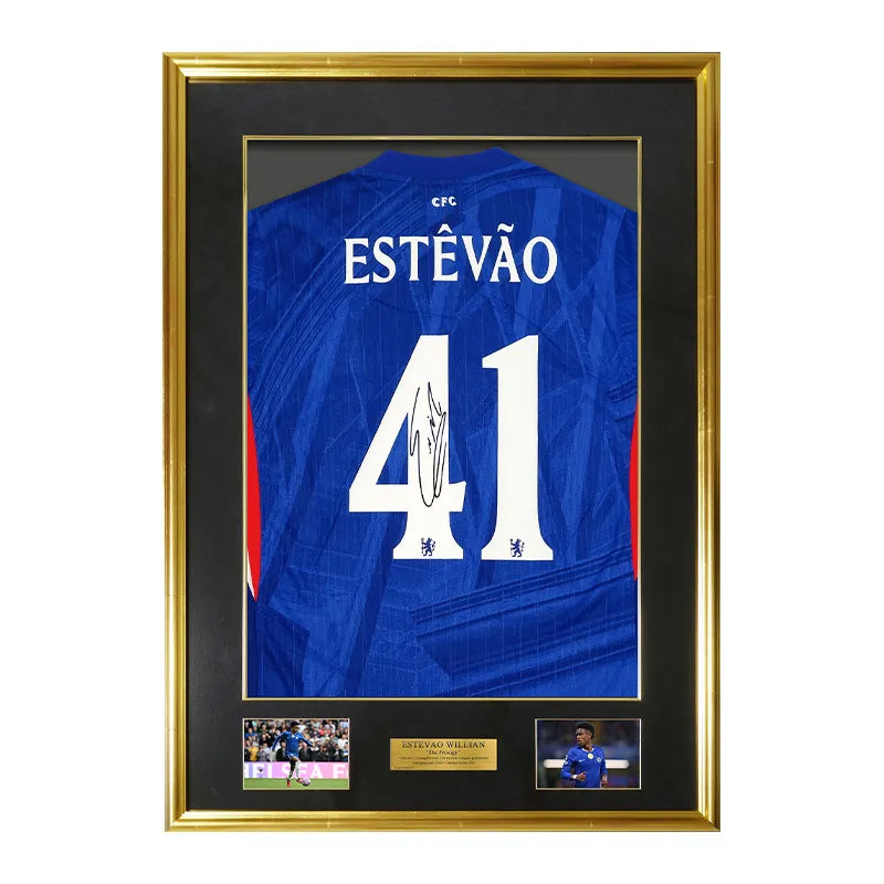 メモラビリア】エステヴァン直筆サイン入りチェルシー25/26ホーム