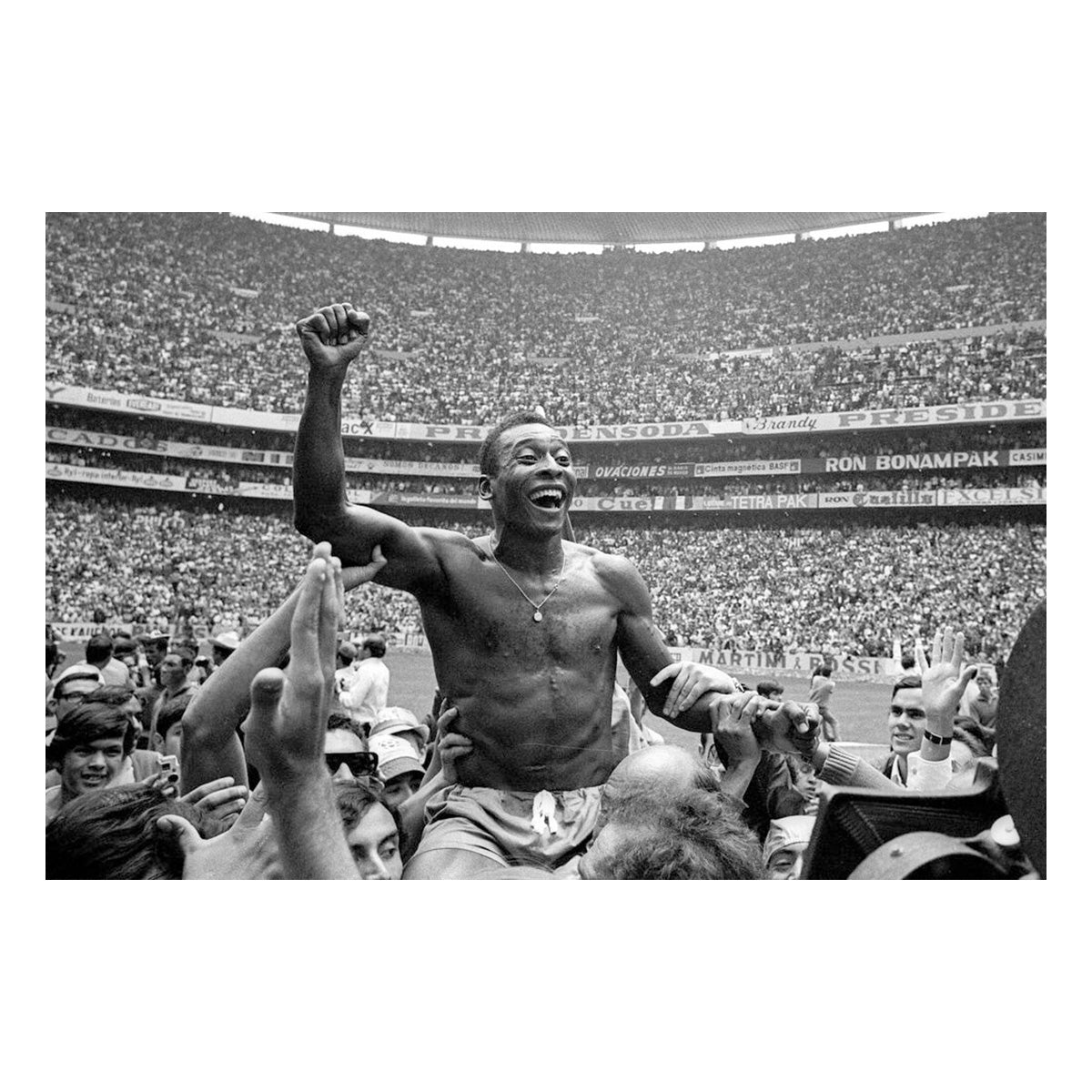 PELE FINALE DE LA COUPE DU MONDE 1970 ITALIE BRESIL(フレームセット)【YELLOWKORNER】ペレ