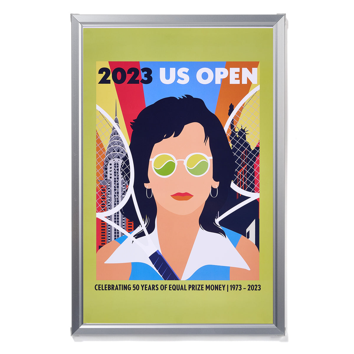 【全米オープンテニス】2020 - 2025 テーマアート ポスターコレクション6枚セット