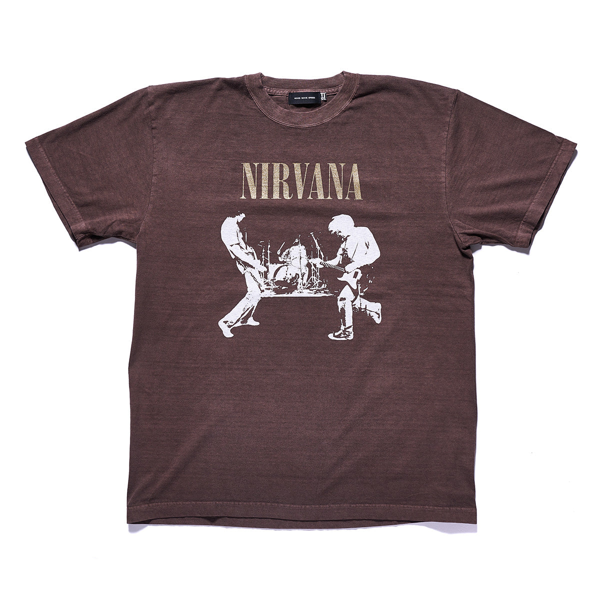 ニルヴァーナ(NIRVANA)バンドTシャツ グリッタープリント【グッドロックスピード/GOOD ROCK SPEED】